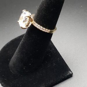 New EAMTI 925 Cubic Zirconia Engagement Ring New In Box Size 5